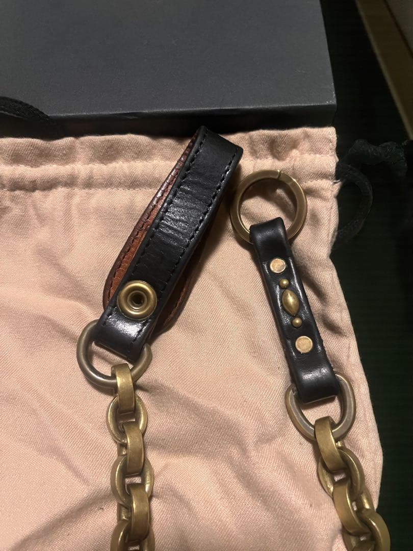 希少 CALEE キャリー ゴールド ウォレットチェーン