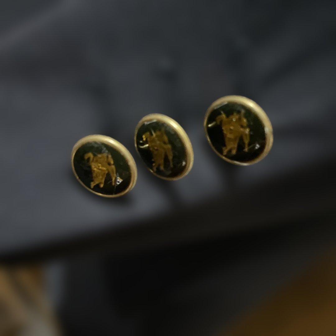 バーバリー　テーラードジャケット　金ボタン　紺色　上着　紺ブレ　L