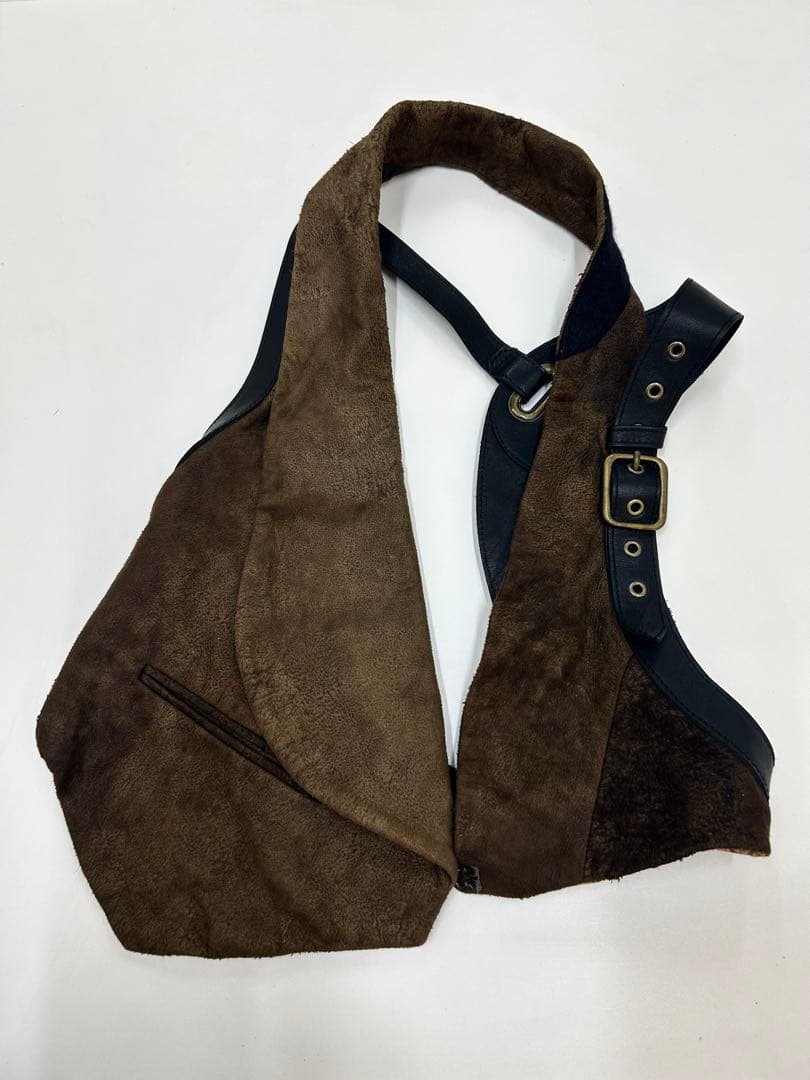 希少　ifsixwasnine レザーベスト　初期LGB