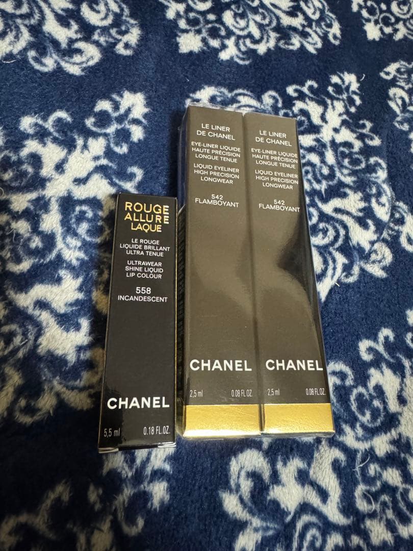 CHANEL 口紅 ルージュ アリュール ラック 558 アイライナー　セット