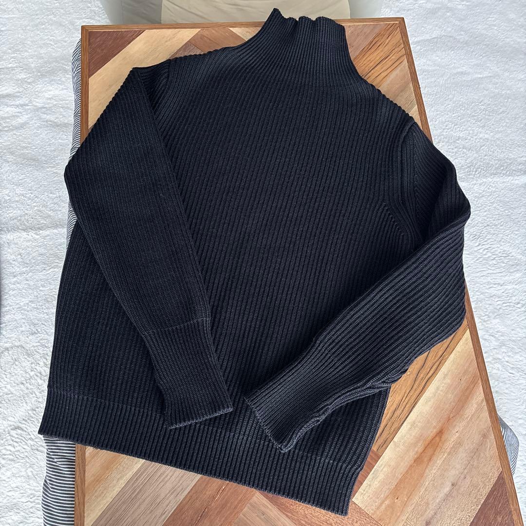 専用 ANDERSEN-ANDERSEN 黒 タートルネック サムホール付き M