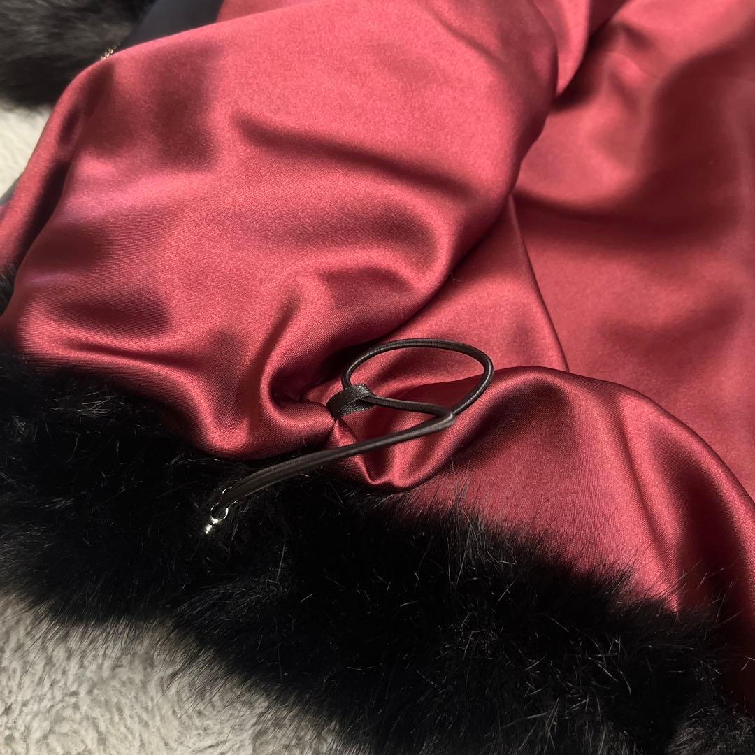 jouetie ジュエティ ベルトミドルファーコート ブラック