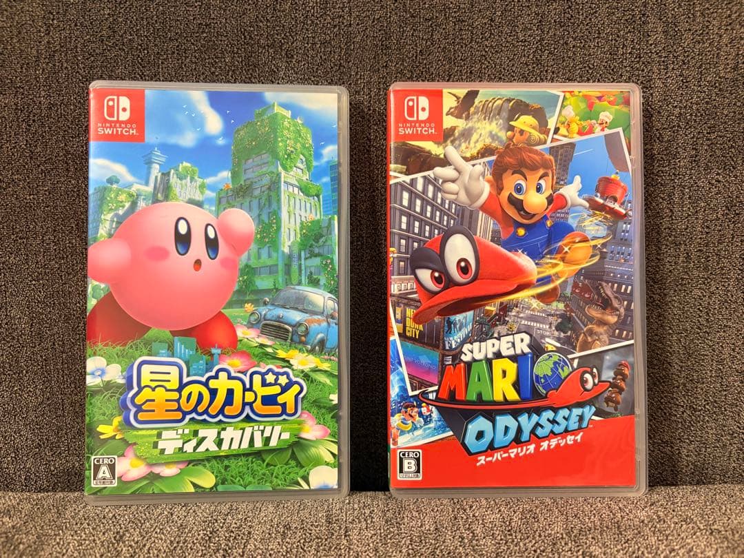 星のカービィディスカバリー、スーパーマリオ オデッセイ　※動作確認済み