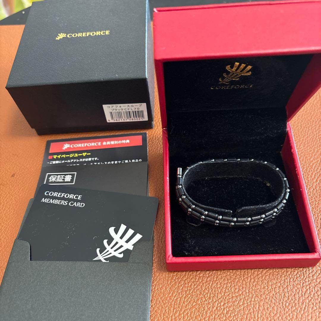 【値下げ】超美品　コアフォースループ　ブラック　CFL70