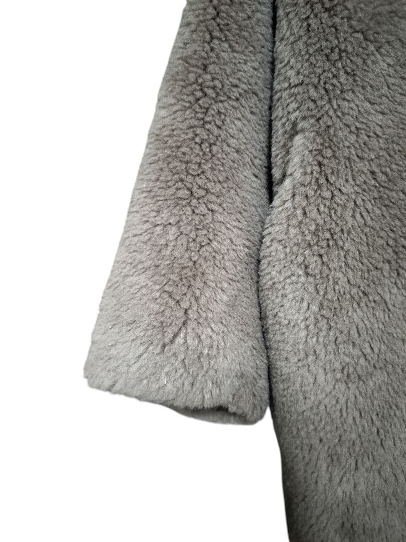 ubig アルパカコクーンコート カーキブラウン フリーサイズ