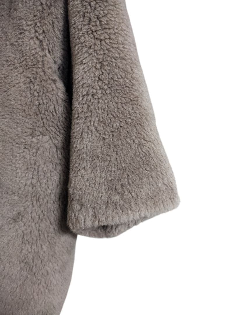 ubig アルパカコクーンコート カーキブラウン フリーサイズ