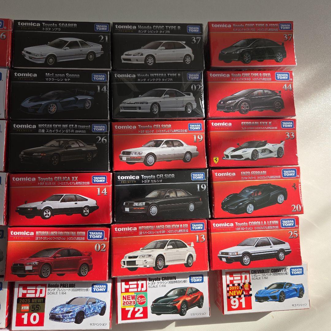 トミカ　トミカプレミアム　まとめ売り　シビック　フェラーリ