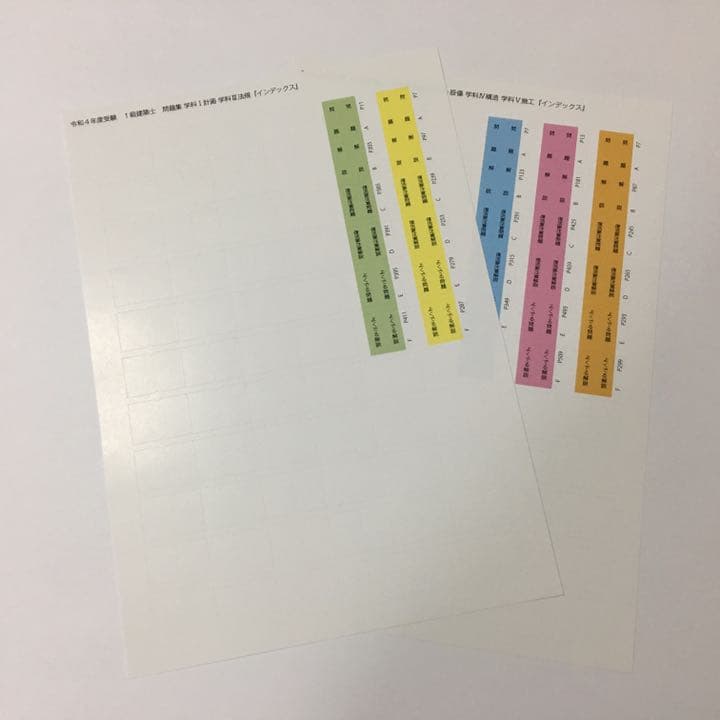 令和4年度　一級建築士　問題集