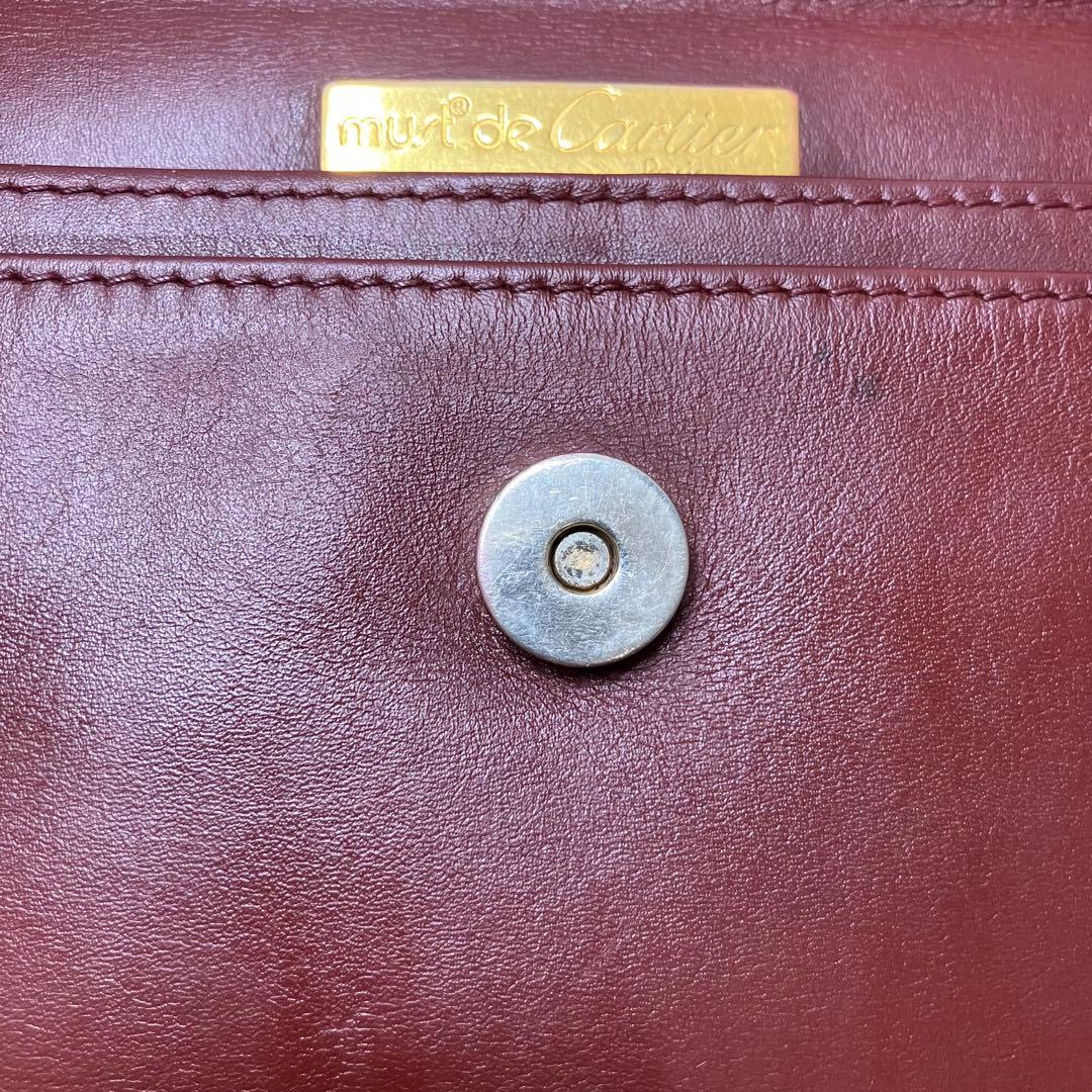 カルティエ マストライン 本革 レザー クラッチバッグ