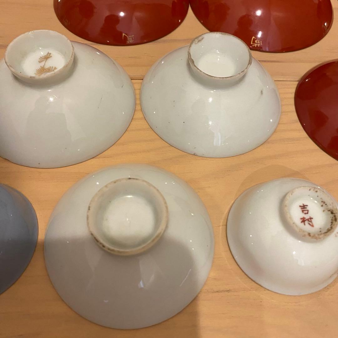 【希少】旧日本軍 盃 酒盃 お猪口 小皿　※10/22追加小皿２枚19点セット