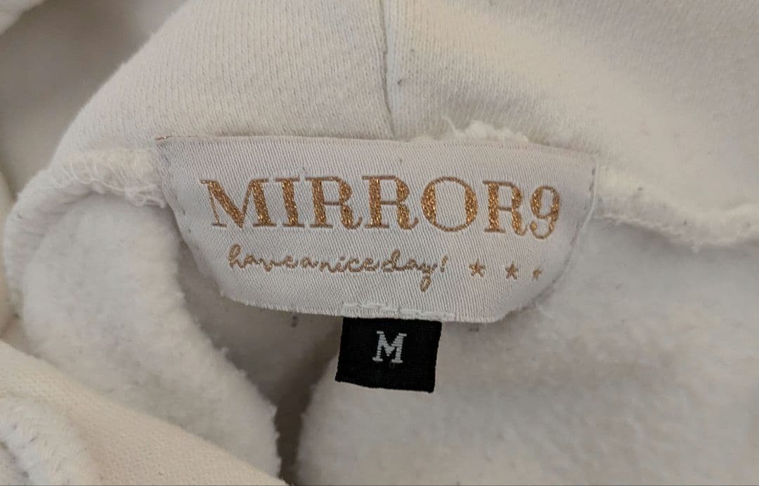 赤西仁 即完売 入手困難 ミラーナイン アイコンパーカー　ユニセックス　ホワイト