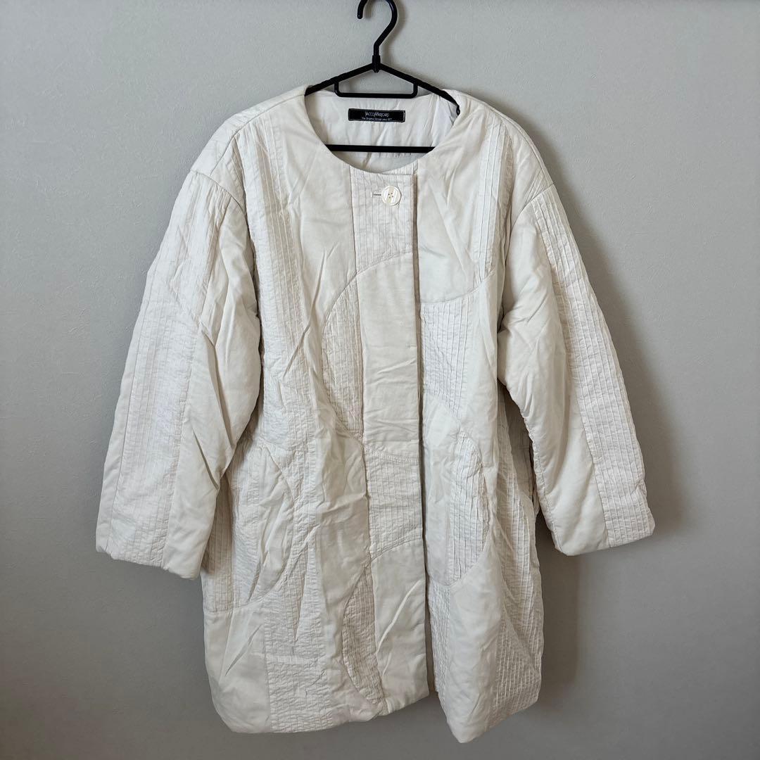 YACCOMARICARDオーバーサイズ アイボリー　コットン中綿　ジャンパー