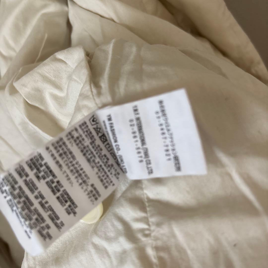 YACCOMARICARDオーバーサイズ アイボリー　コットン中綿　ジャンパー