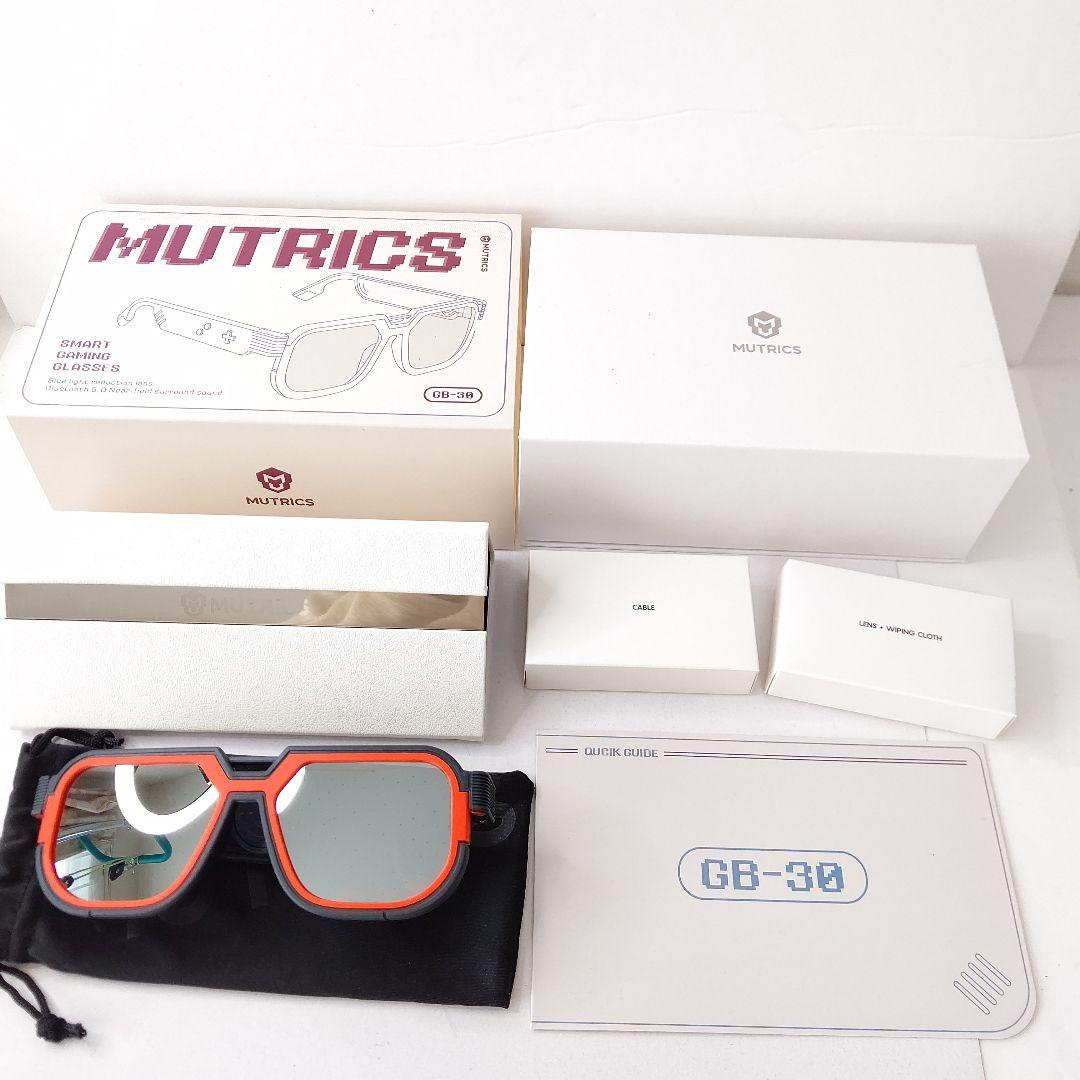 未使用　ミュートリクス GB-30 スマートゲーミンググラス　ブラック　多機能