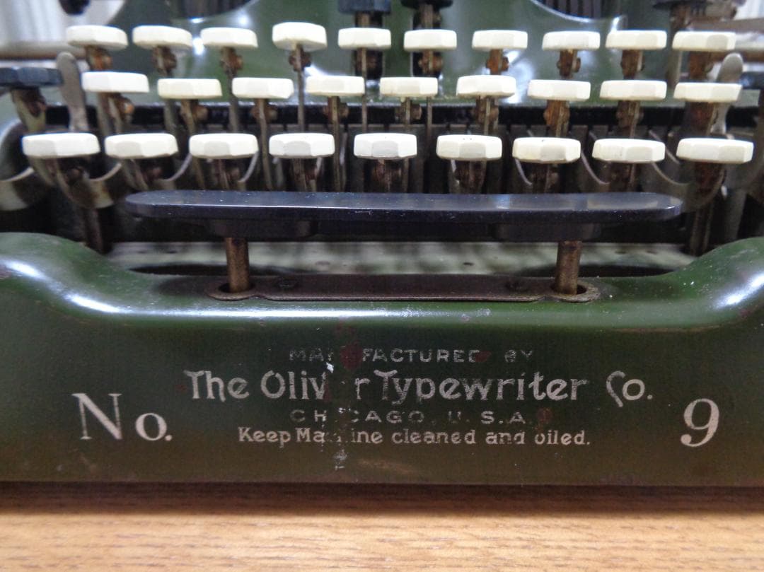 専用実働品　OLIVER No.9　オリバータイプライター　1919年製