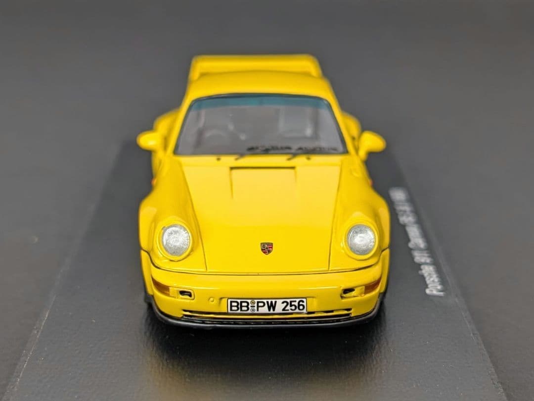 スパーク 1/43 ポルシェ 911 カレラ RS 3.8 1993 イエロー