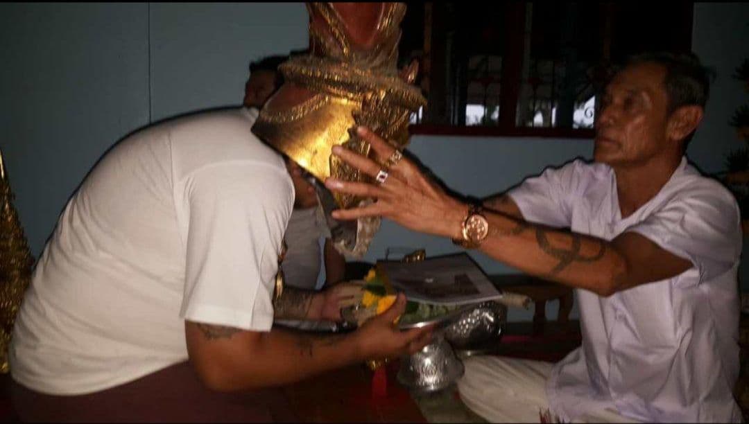 プラクルアン　お守り　招福童子クマーントーンルックロック　　幸運　金運　富　愛