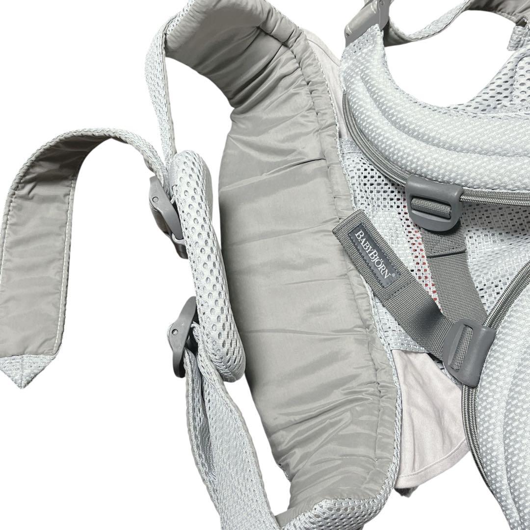 【極美品】ベビービョルン 抱っこ紐 ハーモニー エアリーメッシュ シルバー