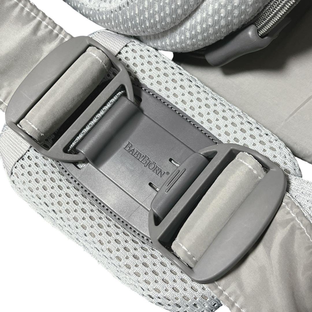 【極美品】ベビービョルン 抱っこ紐 ハーモニー エアリーメッシュ シルバー