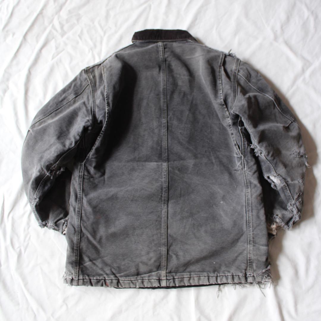 襤褸•墨黒 Carhartt トラディショナル コート ジャケット BLK M