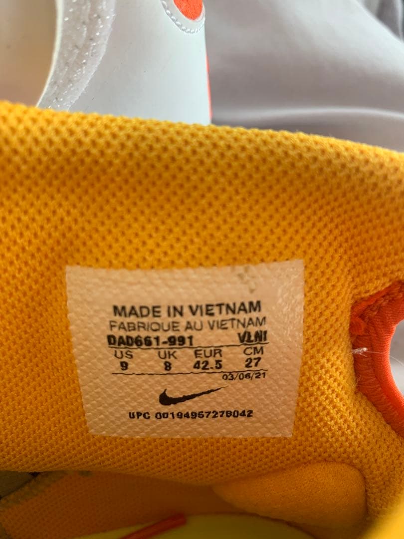 新品未使用★NIKEナイキ★オーダースパイク★27cmUS9金属歯★