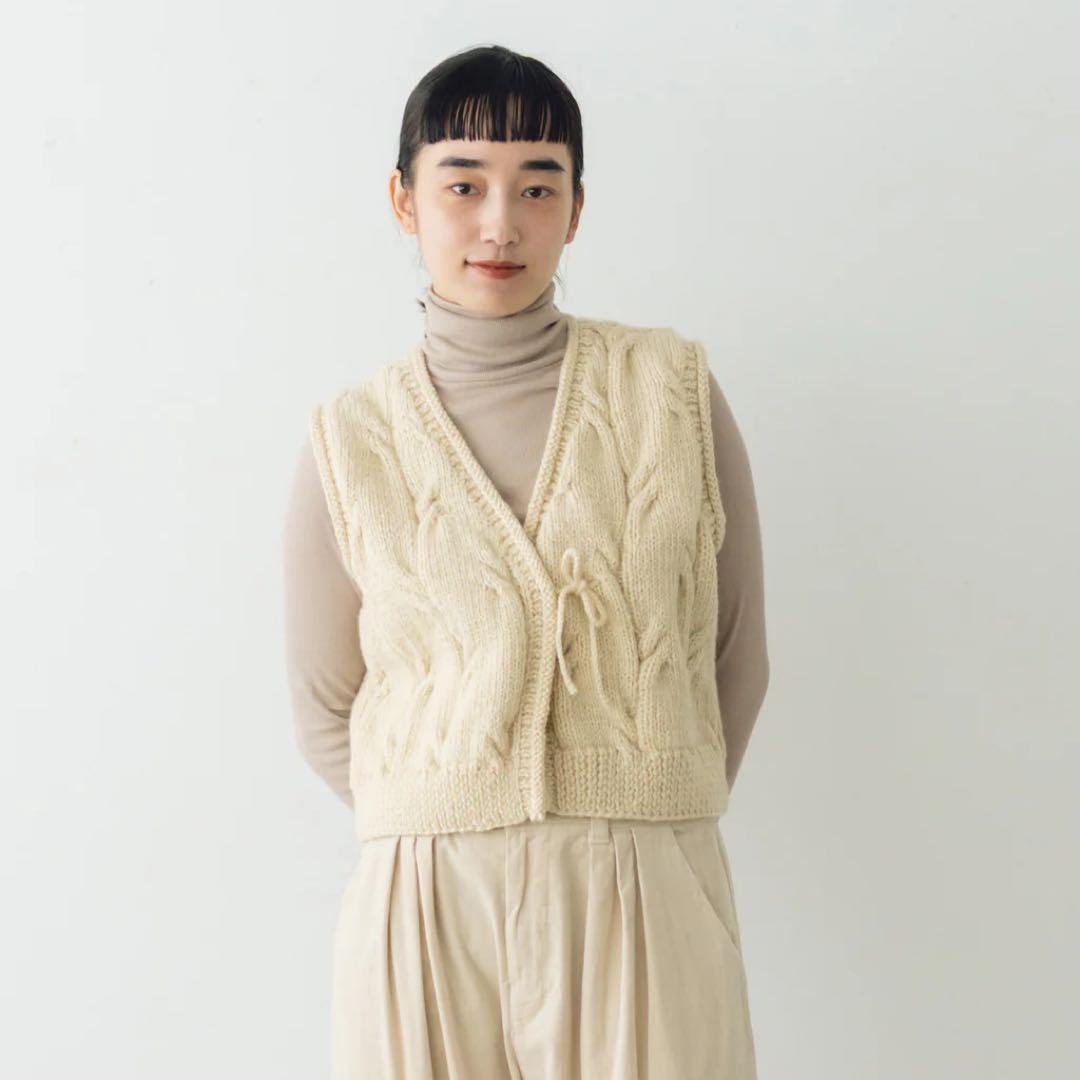 HAU ハンドニットベスト \