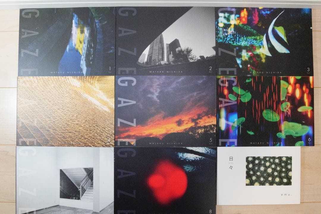 美品 西田航 写真集 GAZE vol.1 ~ 8 + 日々