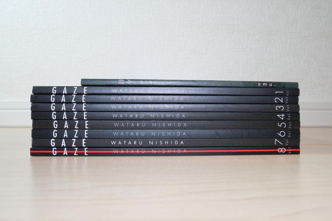 美品 西田航 写真集 GAZE vol.1 ~ 8 + 日々