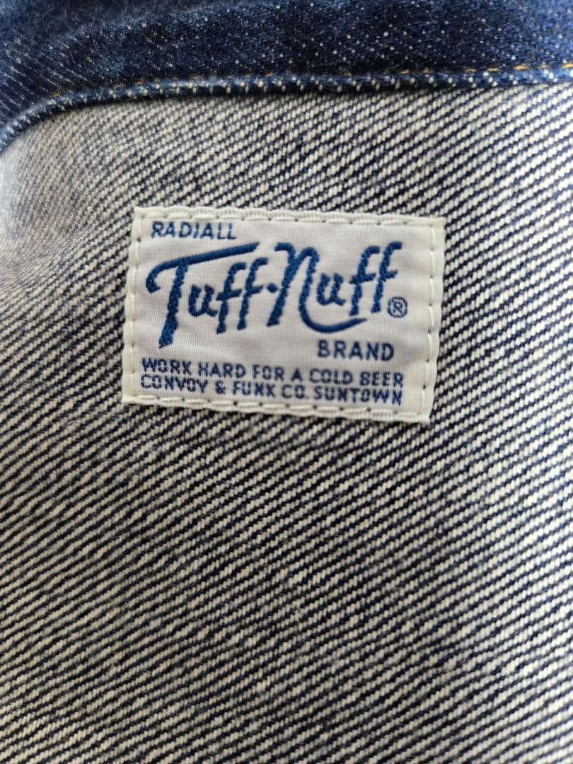 【RADIALLラディアル・プリーツデニムジャケット・Gジャン】赤耳