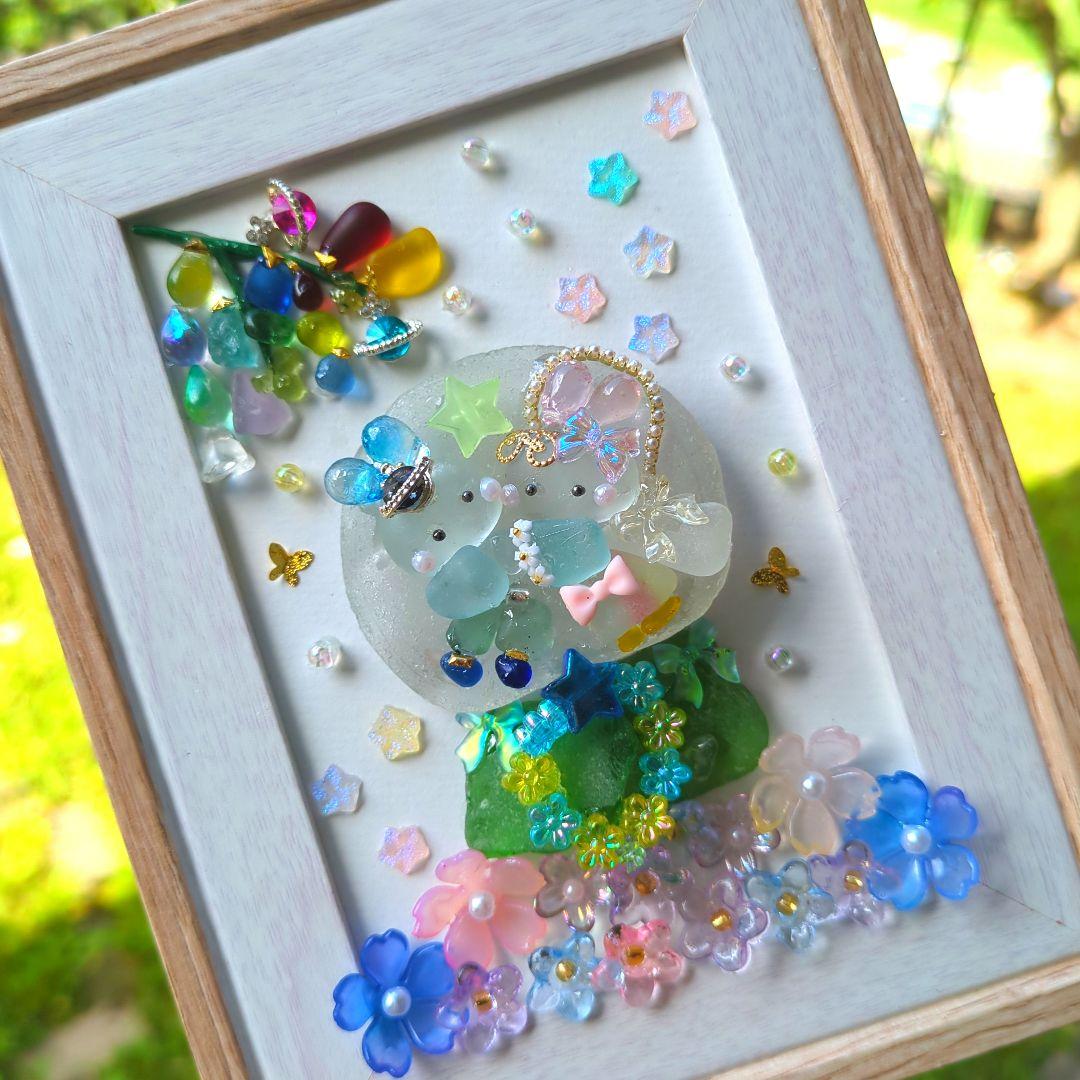 シーグラスアート　 七夕ドーム☆ 他2点　たかりん様おまとめ　お取り置き