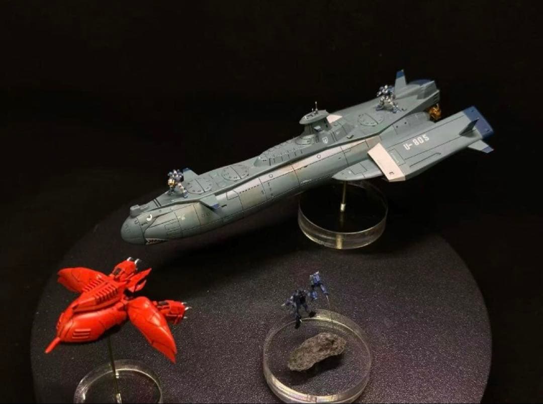 ガンダム1/1700 GK完成品 ジュノー級潜水艦 シャンブロ
