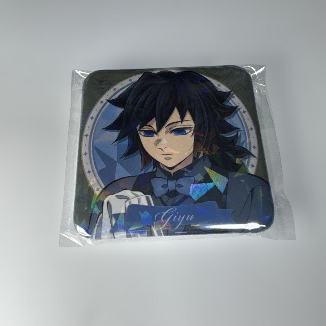 鬼滅の刃 モクテルバー ロトくじ　第1弾　冨岡義勇　グリッター缶バッジ　新作