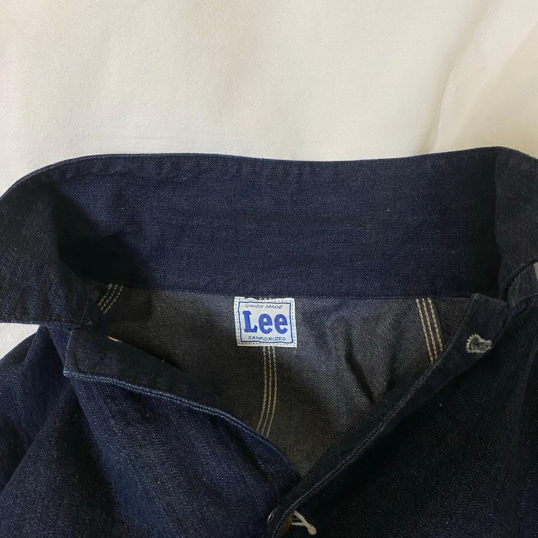 【美品】Lee 濃紺　91-j デニム カバーオール