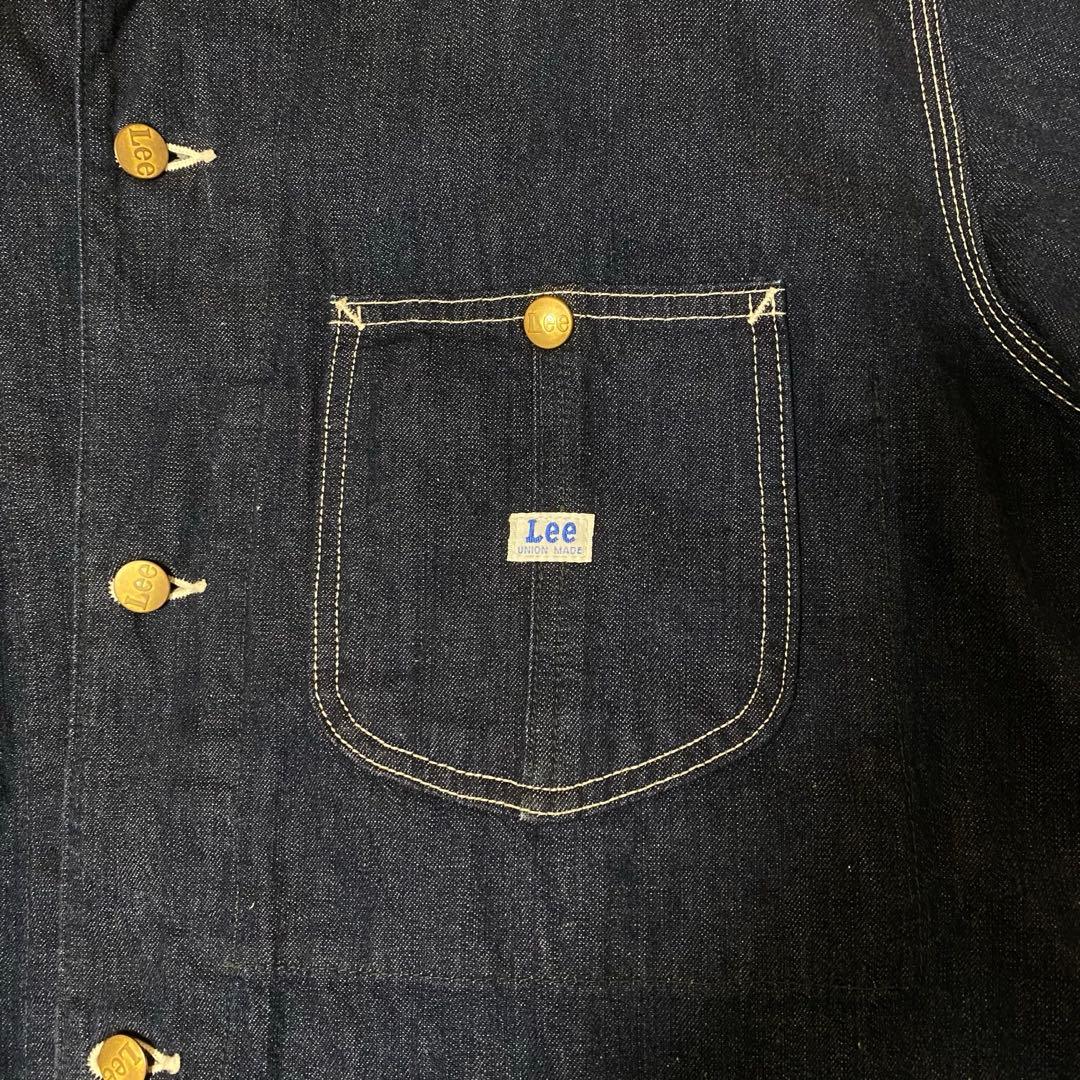 【美品】Lee 濃紺　91-j デニム カバーオール