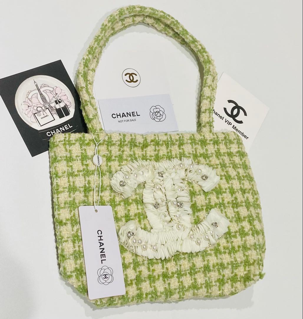 ジ*ョ様 CHANEL フリル　トートバッグ シャネルノベルティ　ハンドバッグ