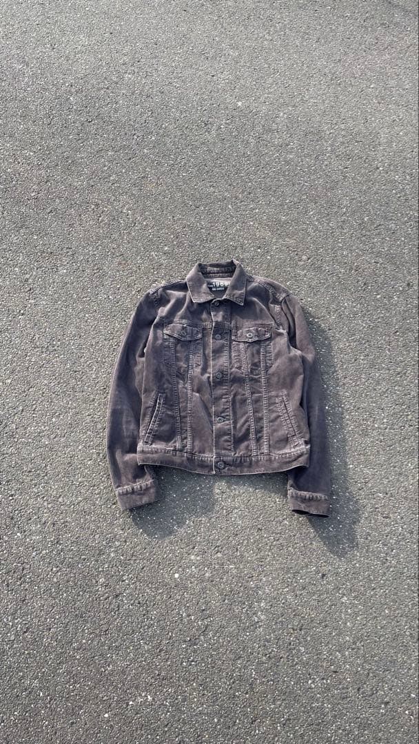 00s OLD GAP トラッカーデニムジャケット Sサイズ ダークグレー