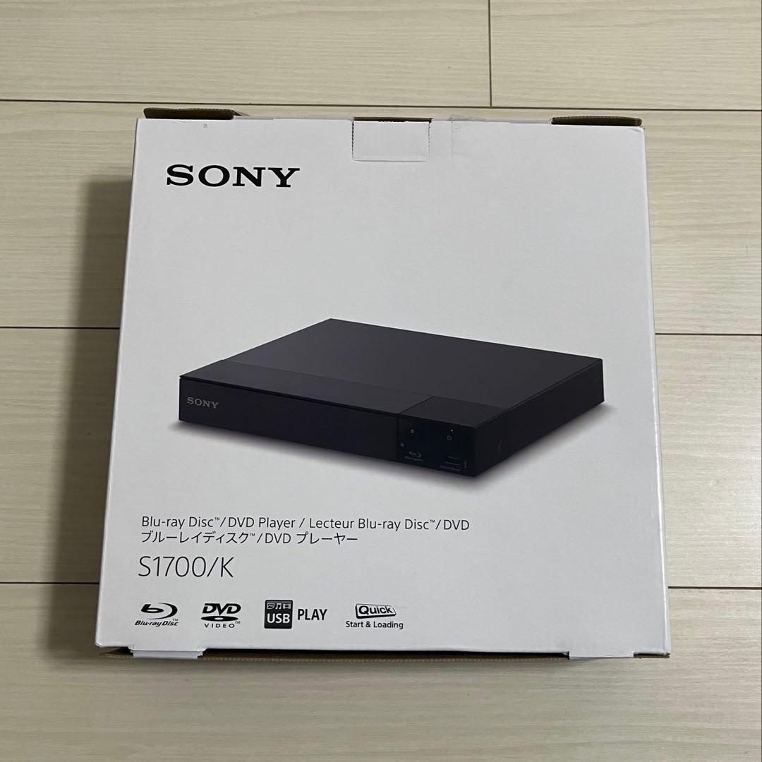 ソニーブルーレイ＆DVDプレーヤー［再生専用］ブラック BDP-S1700 K
