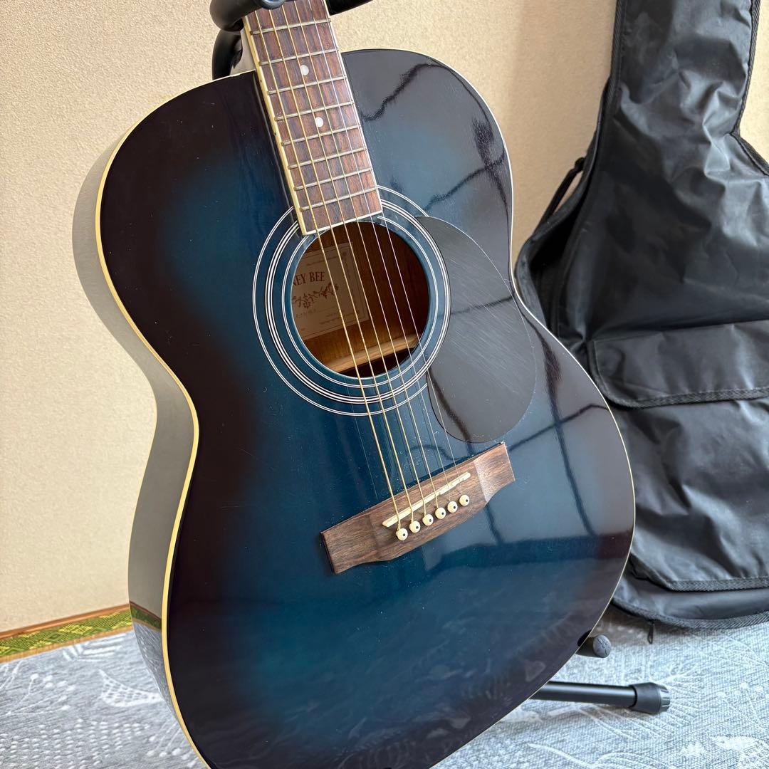 アコースティックギター ギターケース、スタンド付き