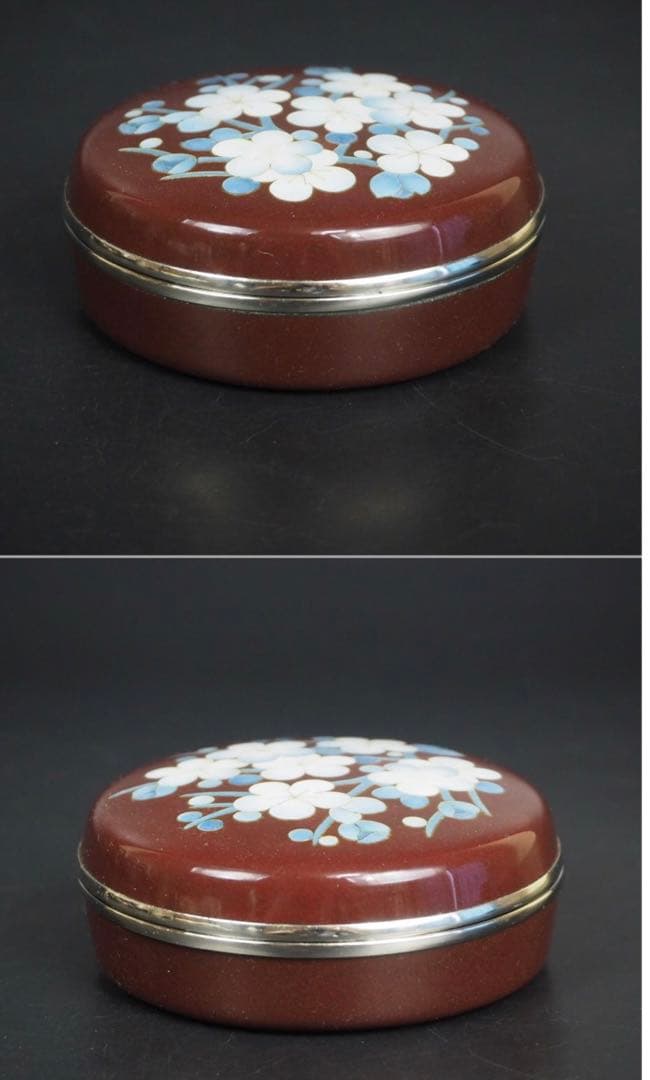 送料無料　日本製　安藤七宝店梅花尽くし宝石箱