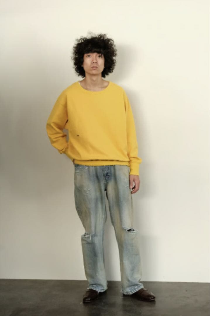mill musterwerk 別注 CRASH SWEAT SHIRT
