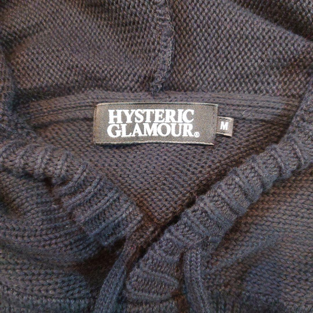 HYSTERIC GLAMOUR 黒 パーカー M 02183NS07