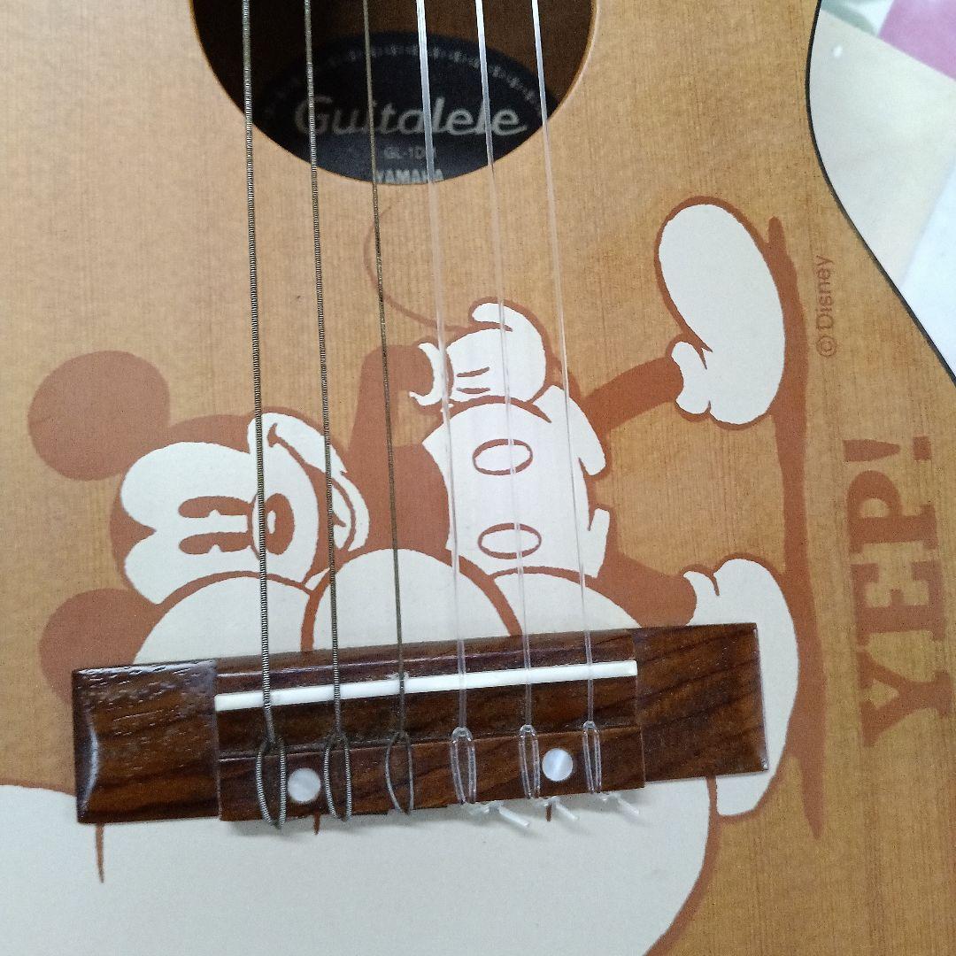 Yamaha GL-1DM ギタレレ 　ミッキーマウスイラスト付き