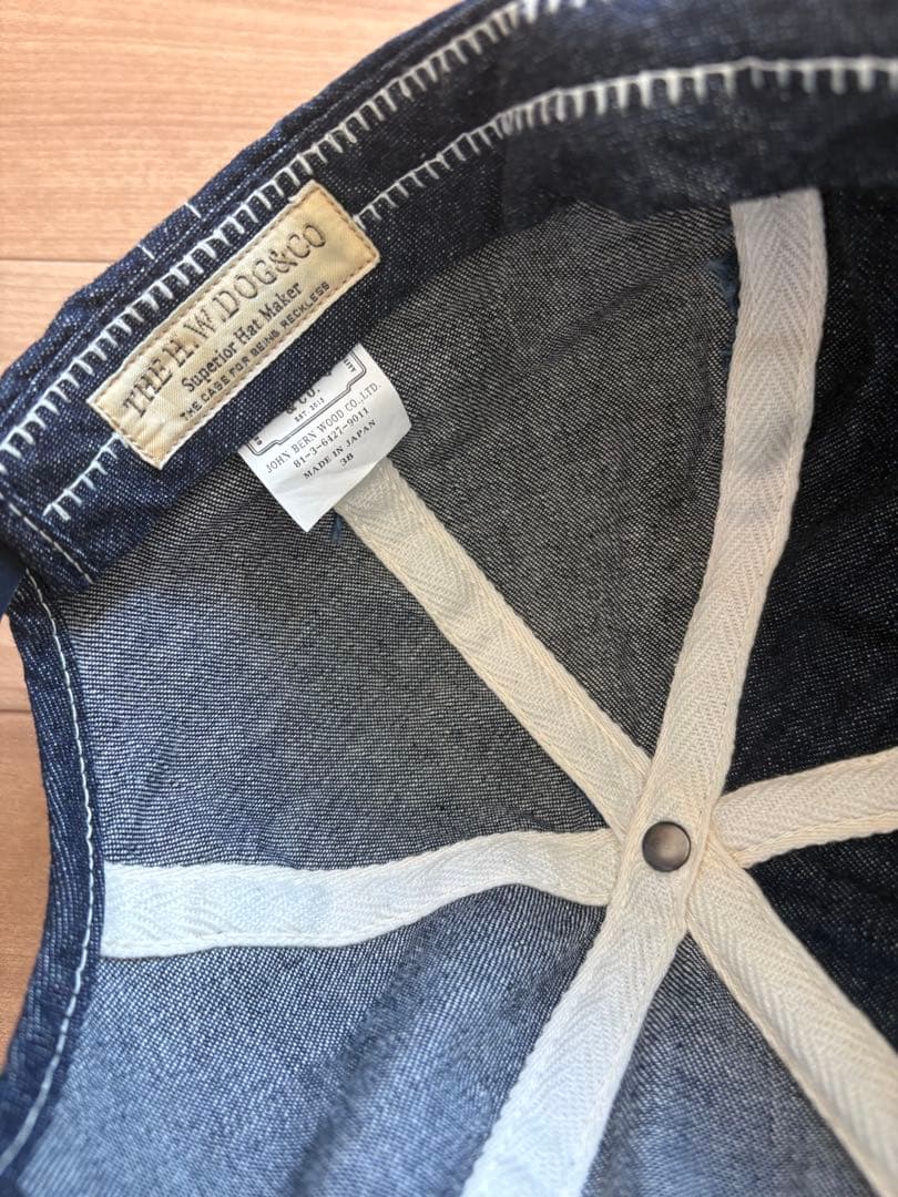 H.W.DOG & CO. デニムワークキャップ