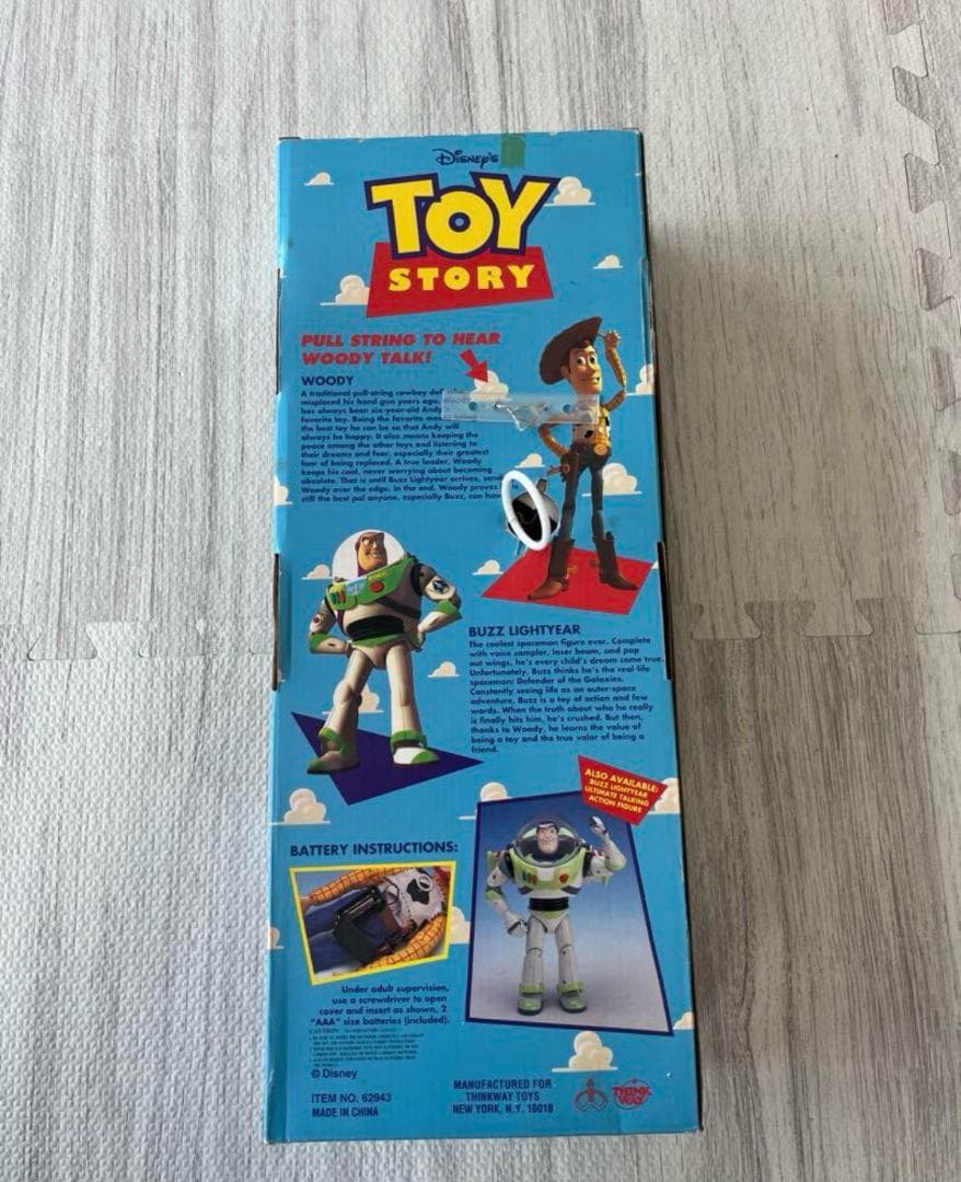 トイストーリー ウッディ フィギュア　バズライトイヤー2個セット90年代