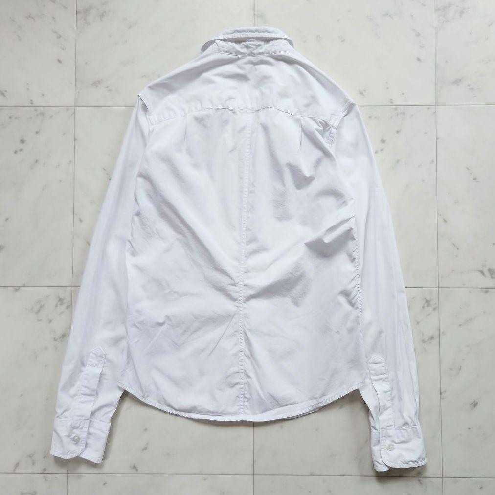 フランク&アイリーン 長袖シャツ 羽織り BARRY 綿100% ホワイト 白