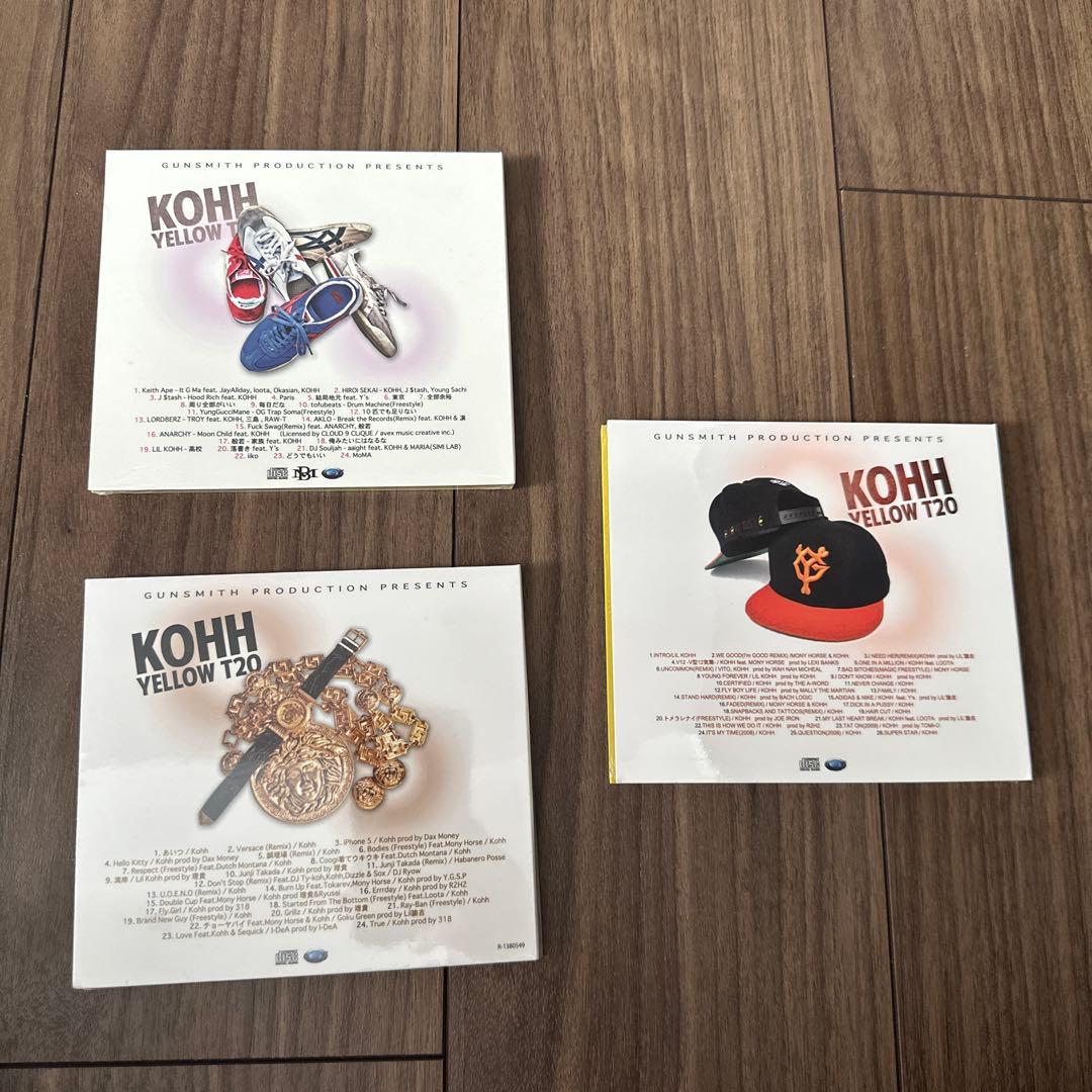 KOHH YELLOWTAPE 1〜3 CDセット 新品未開封