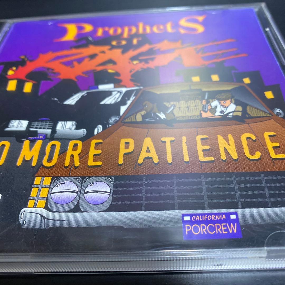 洋楽 PROPHETS OF RAGE/NO MORE PATIENCE/G-RAP