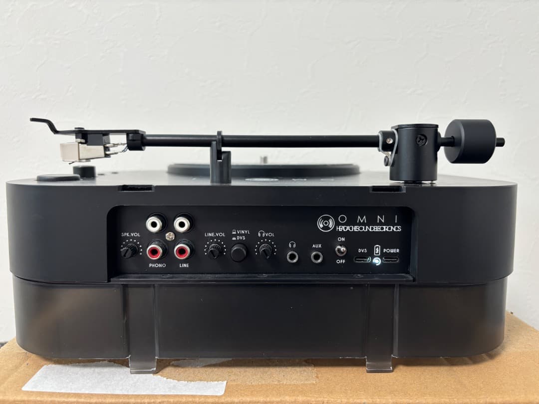 HEADACHE SOUND OMNI MATTE BLACK ターンテーブル