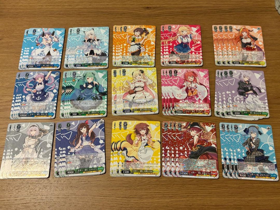 ホロライブ vol1 ヴァイスシュヴァルツ　4コン+TDほぼ4コンセット　WS