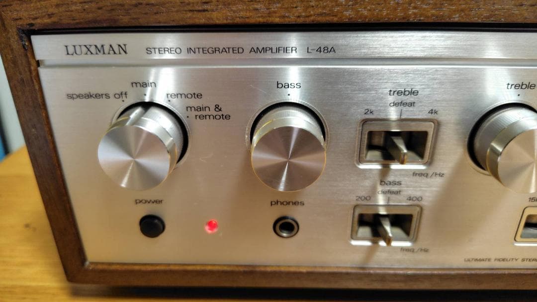 LUXMAN L-48A ステレオ プリメインアンプ インテグレーテッド
